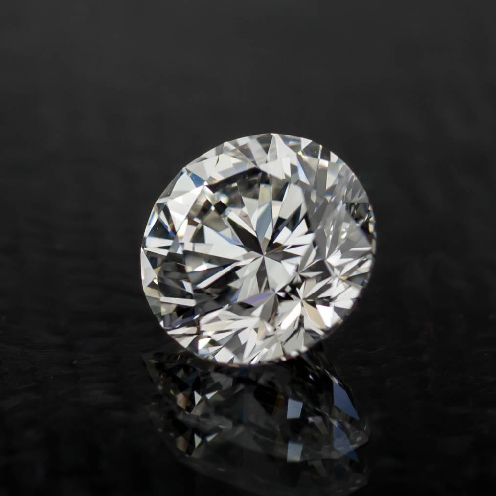 1.03 Carat Loose G / SI1 Round Brilliant Cut Diamond GIA Certified In Excellent Condition For Sale In Sherman Oaks, CA