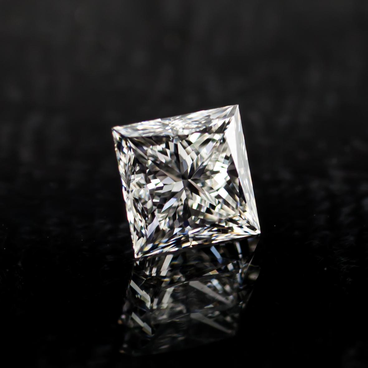 da uomo o donna 1,03 Carati sciolti I / VS1 Diamante taglio principessa certificato GIA in vendita