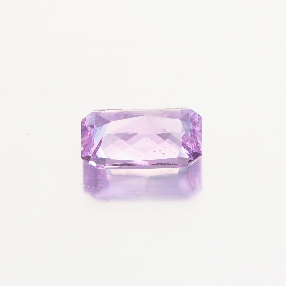 1.03 Carat Pink Sapphire from Madagascar Lotus Certified No Heat In New Condition For Sale In Hua Hin, TH