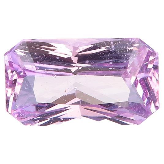 1.03 Carat Pink Sapphire from Madagascar Lotus Certified No Heat For Sale