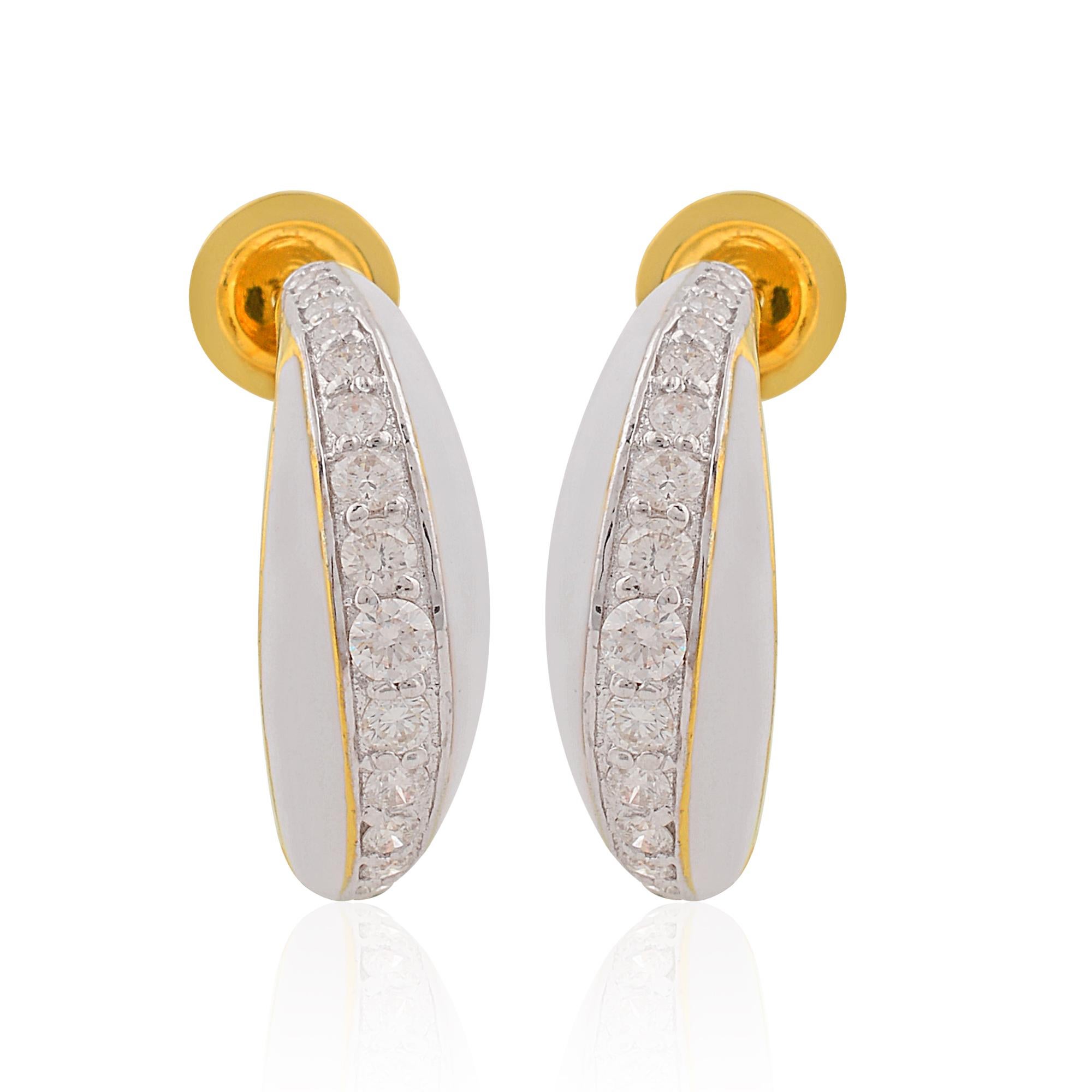 Item Code :- SEE-1498A
Gross Weight :- 7.59 gm
18k Yellow Gold Weight :- 7.38 gm
Diamond Weight :- 1.03 Carat  ( AVERAGE DIAMOND CLARITY SI1-SI2 & COLOR H-I )
Earrings Length :- 15 mm approx.
✦ Sizing
.....................
We can adjust most items