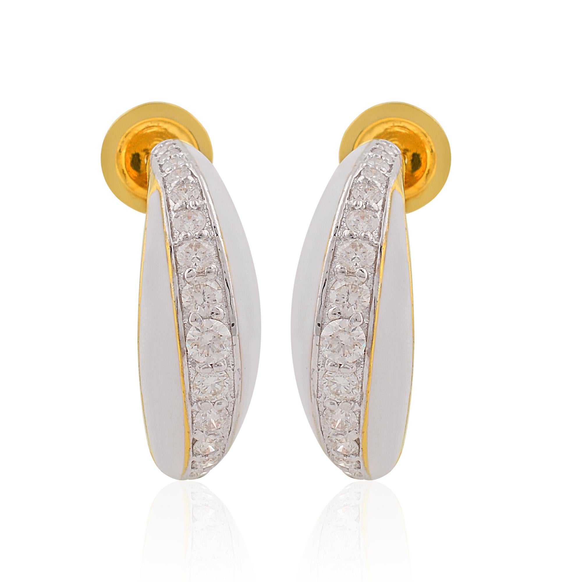 Codice articolo :- SEE-1498A
Peso lordo: 7.59 gm
Oro giallo 18k Peso: - 7,38 gm
Peso del diamante :- 1,03 Carati  (DIAMANTE DI PUREZZA MEDIA SI1-SI2 E COLORE H-I)
Lunghezza orecchini :- 15 mm circa.

Regalo di fidanzamento, regalo per la festa della