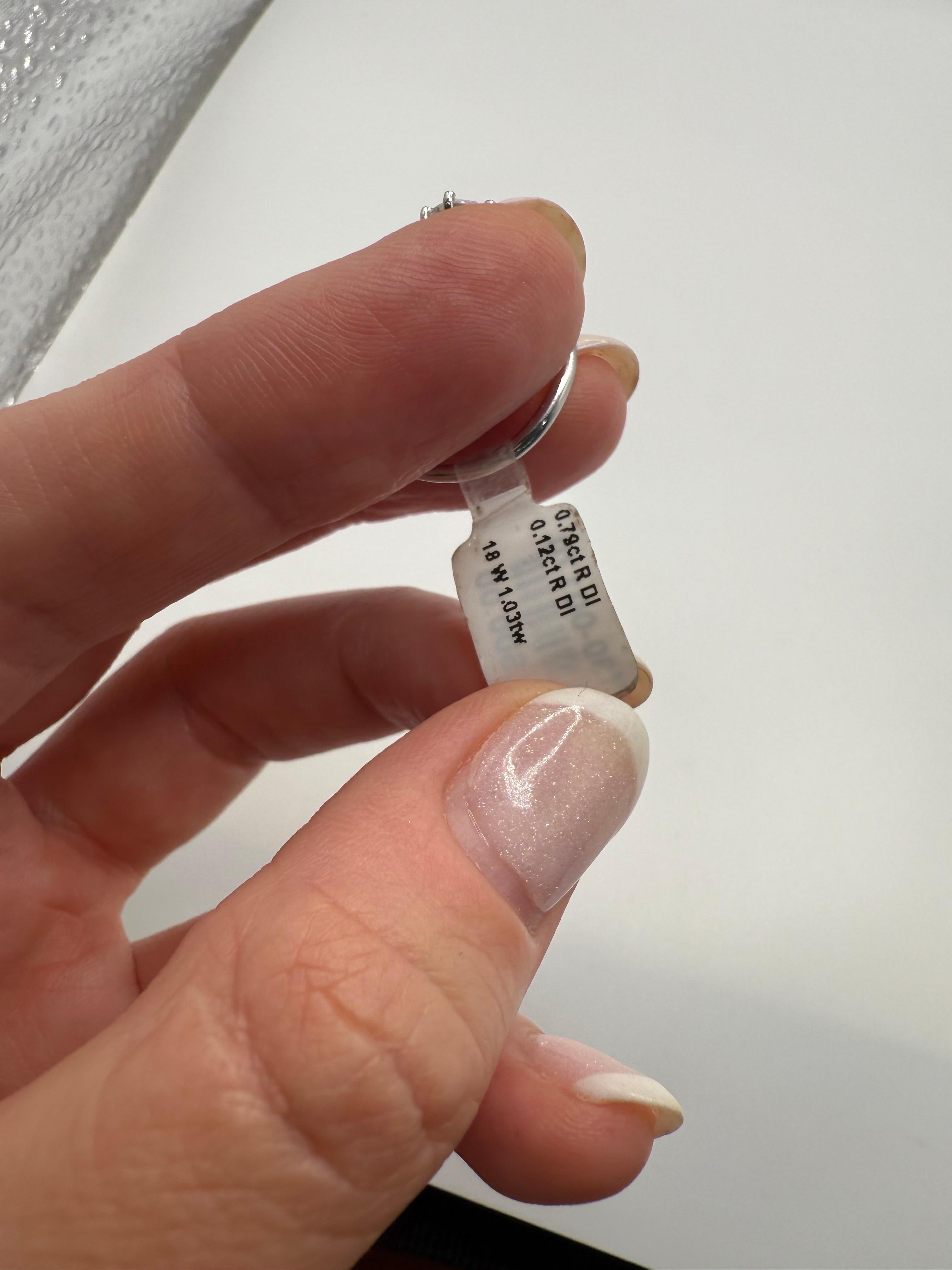 1,03 quilates Anillo Diamante Floral Anillo Moi Et Toi 18KT en venta 1