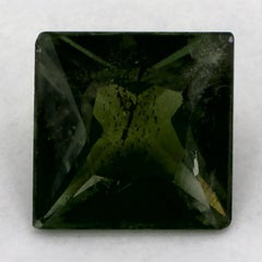 1.03 carati di zaffiro blu Asscher, pietra preziosa sfusa
