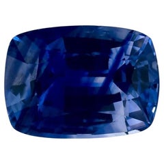 1.03 Ct Blue Sapphire Cushion Loose Gemstone