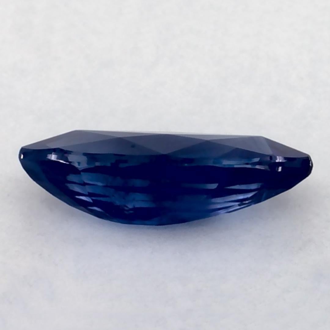 1.03 Ct Blue Sapphire Marquise Loose Gemstone In New Condition For Sale In Fort Lee, NJ