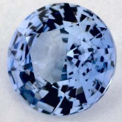 1.03 Ct Blue Sapphire Round Loose Gemstone