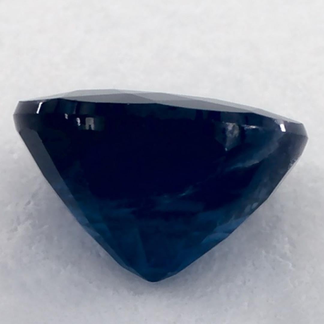 1.03 ct Zafiro Azul Redondo Gema Suelta en venta 3