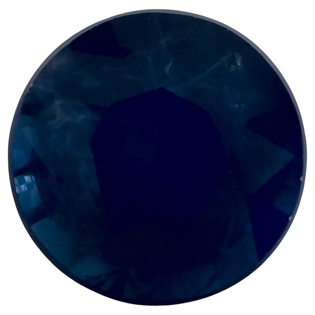 1.03 ct Zafiro Azul Redondo Gema Suelta