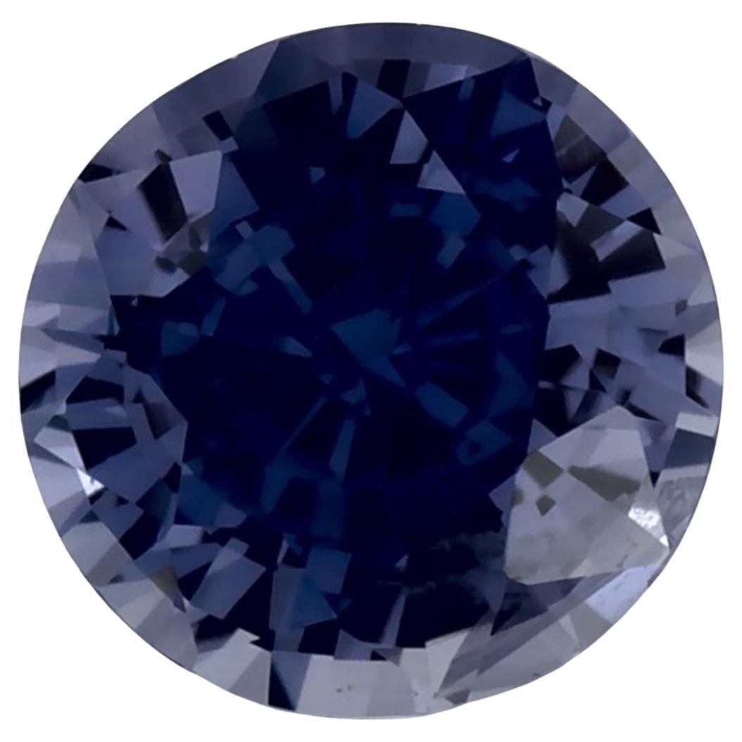 1.03 Ct Blue Sapphire Round Loose Gemstone