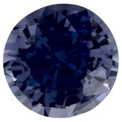 1.03 Ct Blue Sapphire Round Loose Gemstone