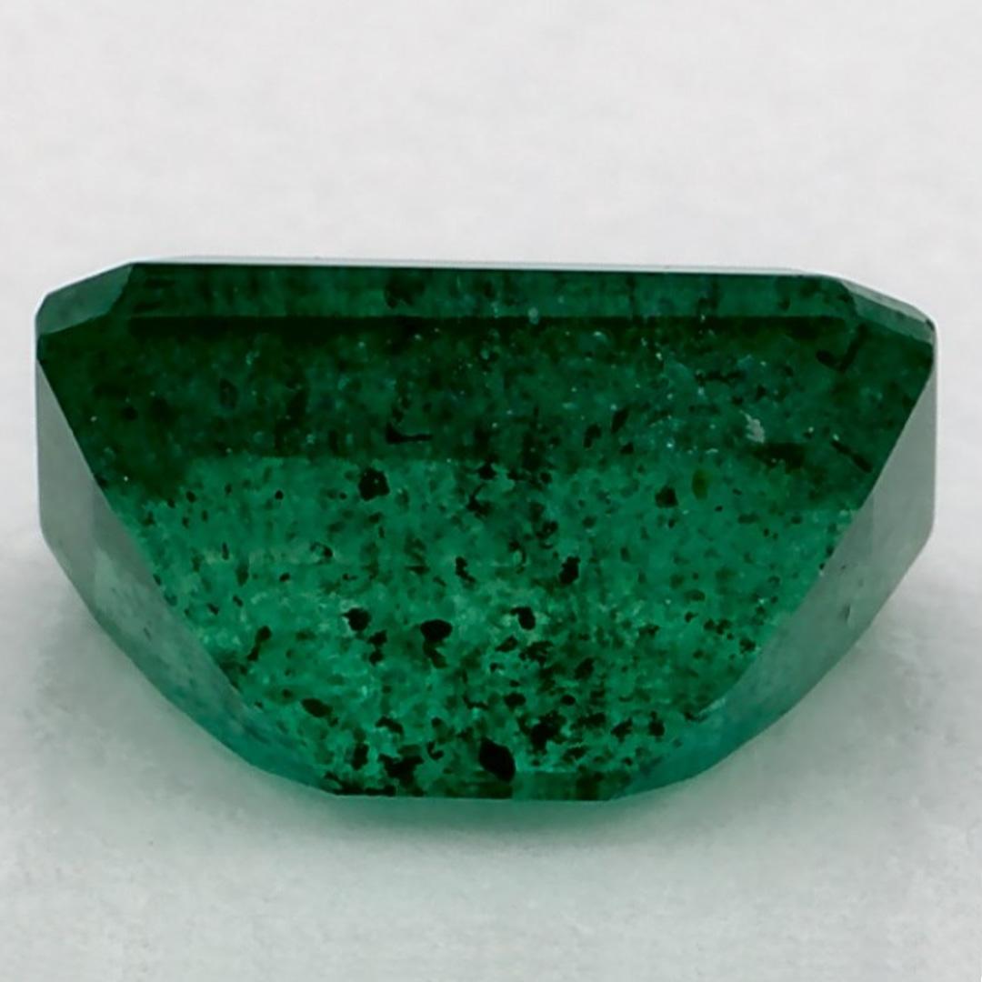 1.03 Ct Emerald Octagon Loose Gemstone In New Condition For Sale In Fort Lee, NJ