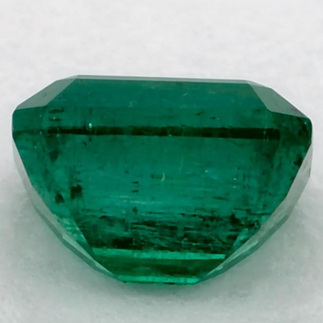 1.03 Ct Emerald Octagon Loose Gemstone In New Condition For Sale In Fort Lee, NJ