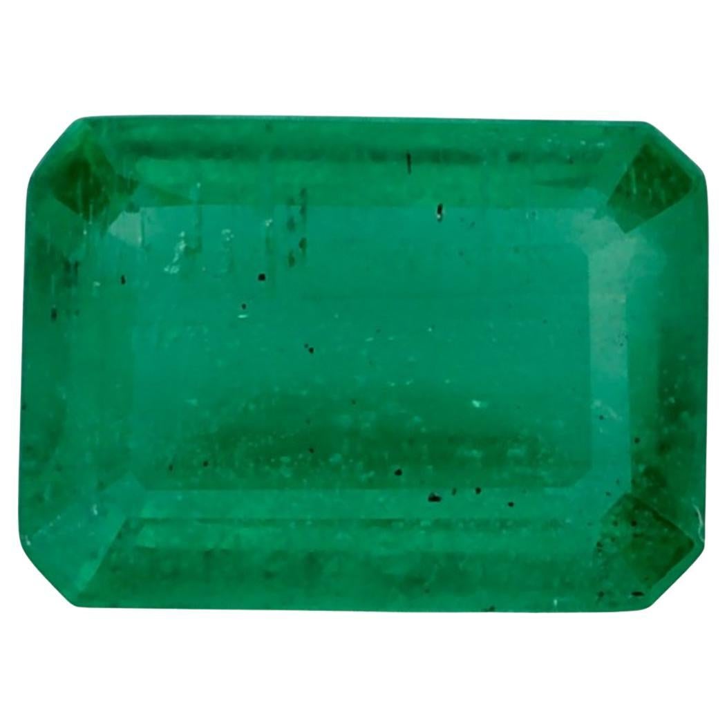 1.03 Ct Emerald Octagon Loose Gemstone For Sale