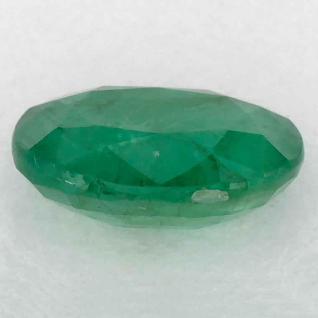 Gema suelta ovalada esmeralda de 1.03 qt en Nuevo estado para la venta en Fort Lee, NJ