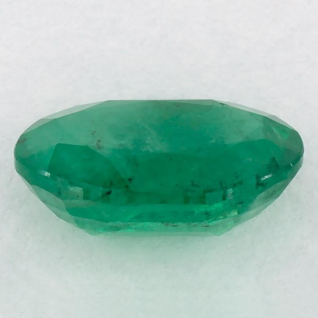 1.03 Karat Smaragd Oval Loser Edelstein im Zustand „Neu“ im Angebot in Fort Lee, NJ