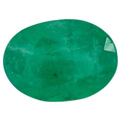 1.03 Karat Smaragd Oval Loser Edelstein