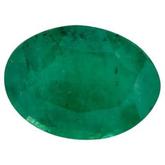 1.03 Karat Smaragd Oval Loser Edelstein