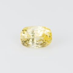 1,03 ct, zaffiro giallo sfaccettato