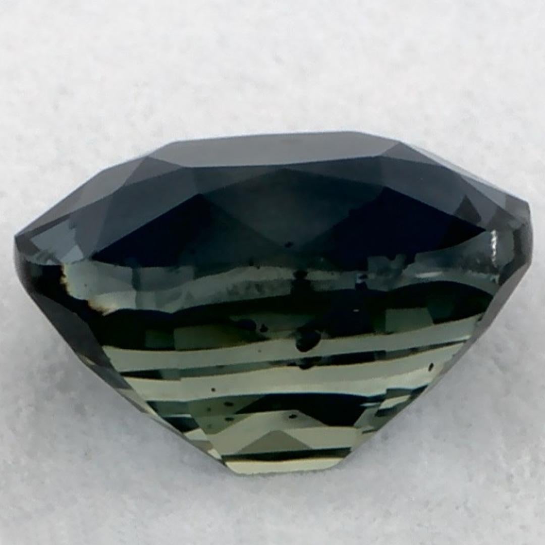 1.03 Ct Green Sapphire Cushion Loose Gemstone (pierre précieuse en vrac) Neuf - En vente à Fort Lee, NJ