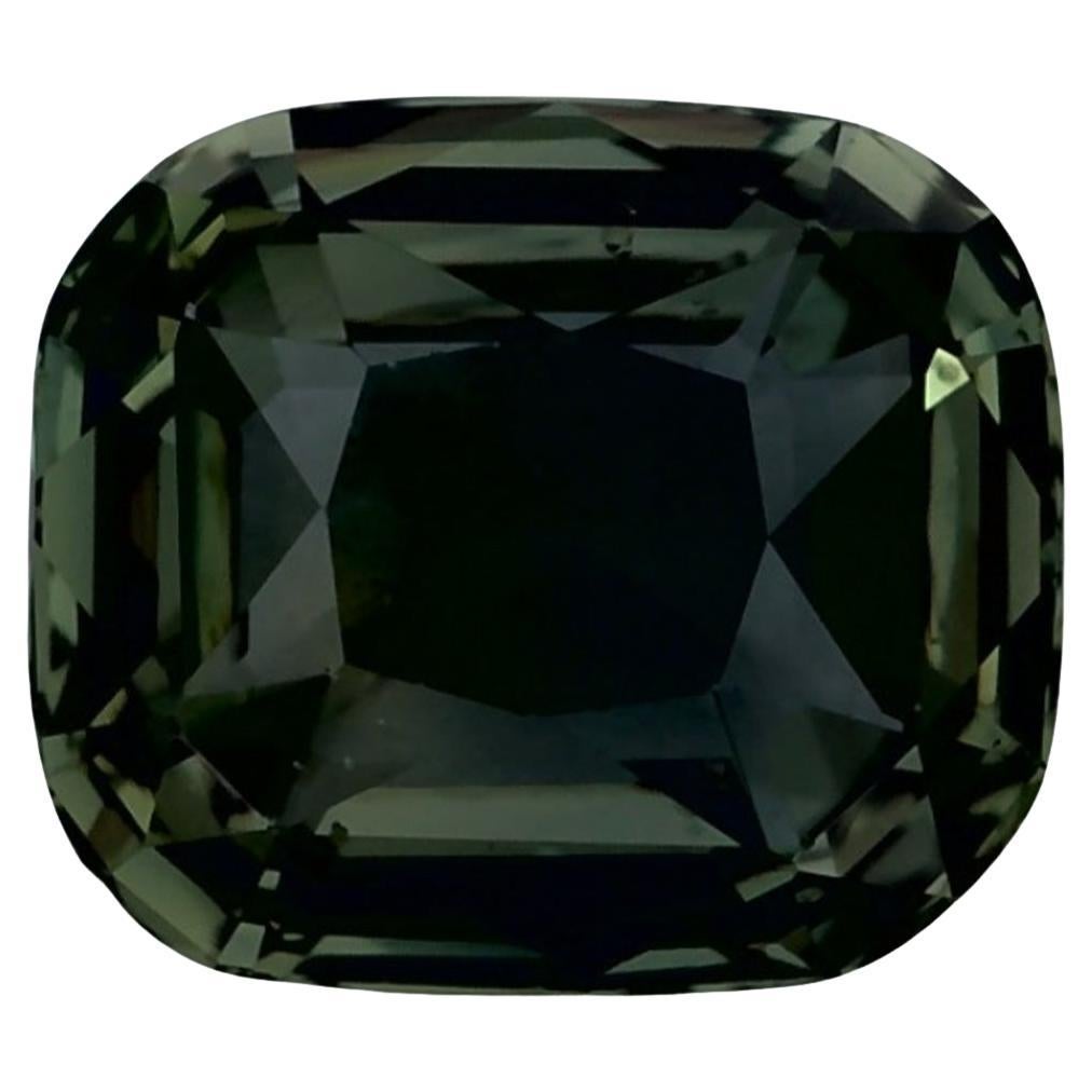 1.03 Ct Green Sapphire Cushion Loose Gemstone