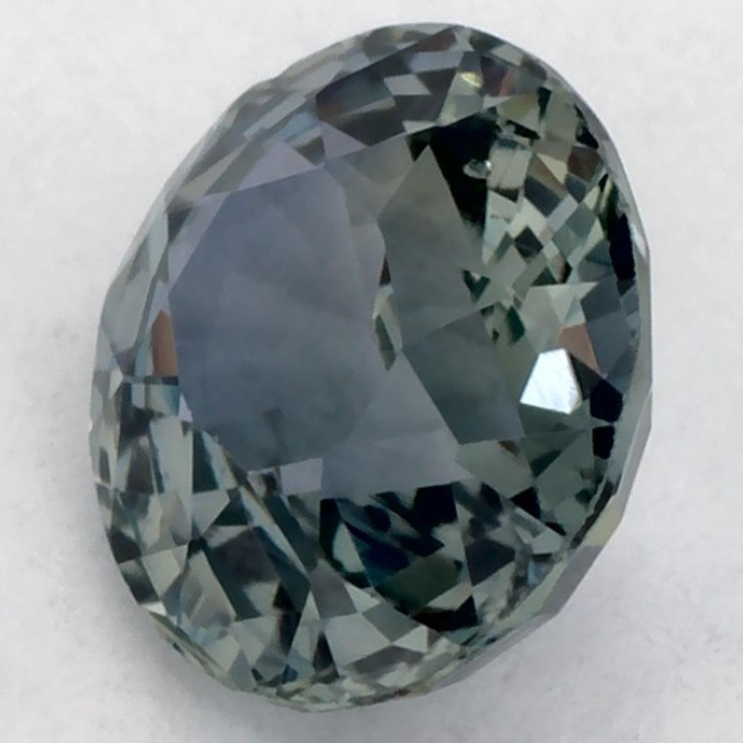 1.03 Ct Green Sapphire Oval Loose Gemstone (Saphir vert ovale en vrac) Pour femmes en vente