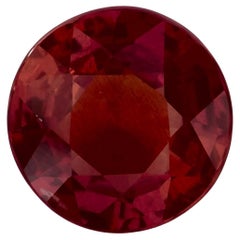 1.03 Ct Ruby Round Loose Gemstone (pierre précieuse en vrac)