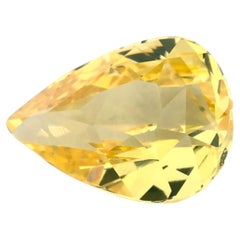 1.03 carati di zaffiro giallo a forma di pera sciolto