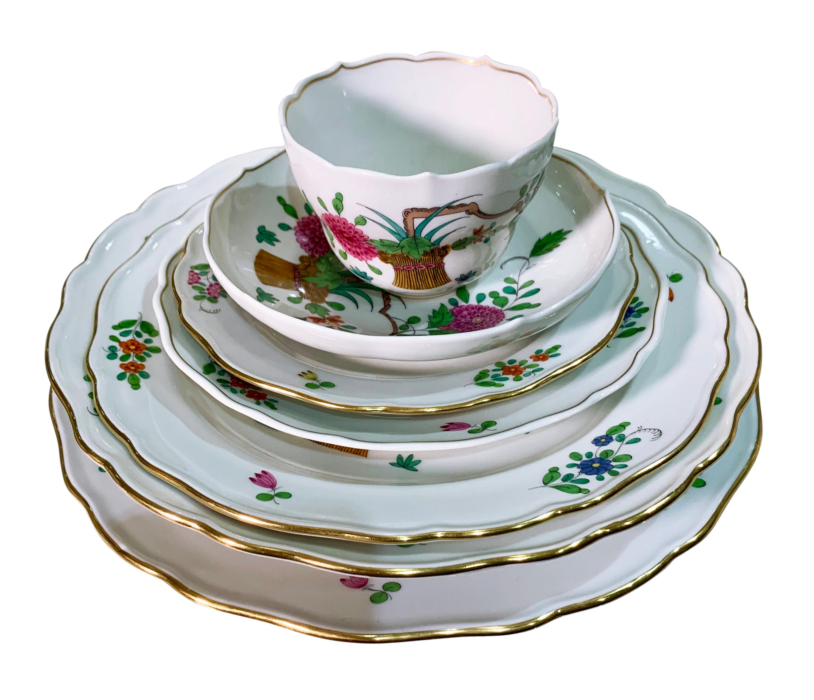 103-Piece Meissen Porcelain Dinner Service for 12 3