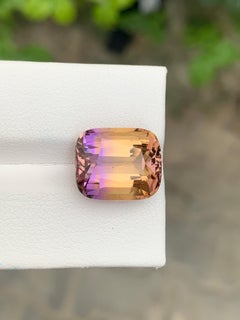 10.30 Carat Natural Loose Ametrine Cushion Cut Gemstone