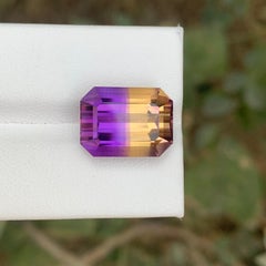 10.30 Carat Natural Loose Ametrine Emerald Shape Gemstone