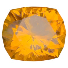 10.30 Carat Natural Loose Madeira Citrine Stone Fancy Cut Portuguese Gemstone