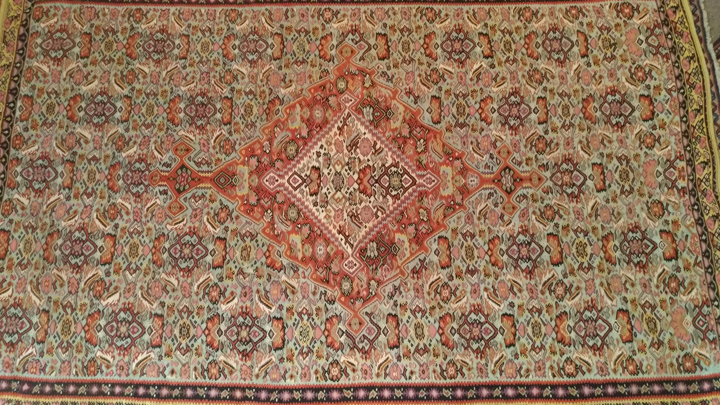 Central Asian 1033 - Very Nice Old Kilim Senneh For Sale