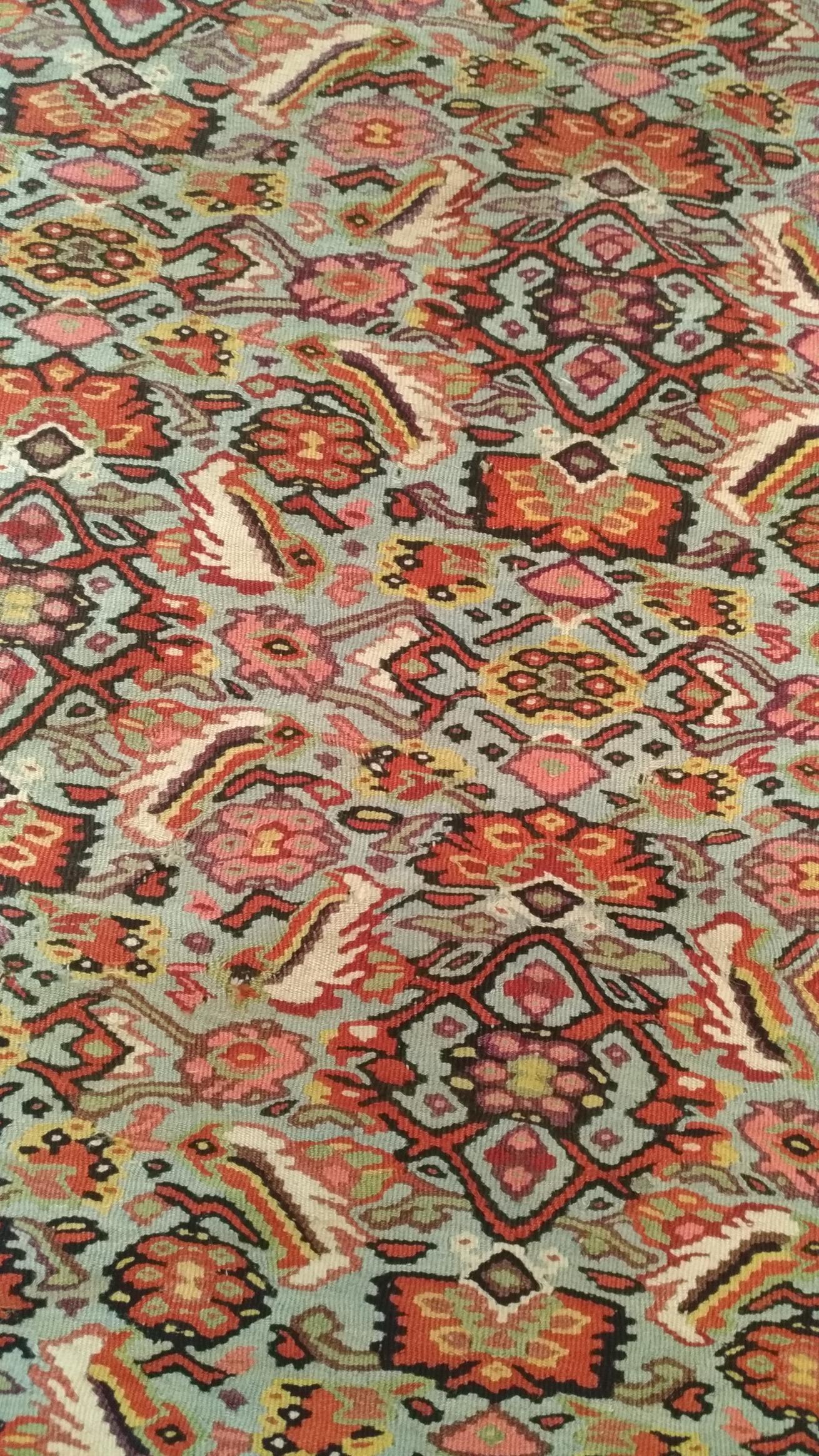 1033 - Very Nice Old Kilim Senneh In Excellent Condition For Sale In Paris, FR