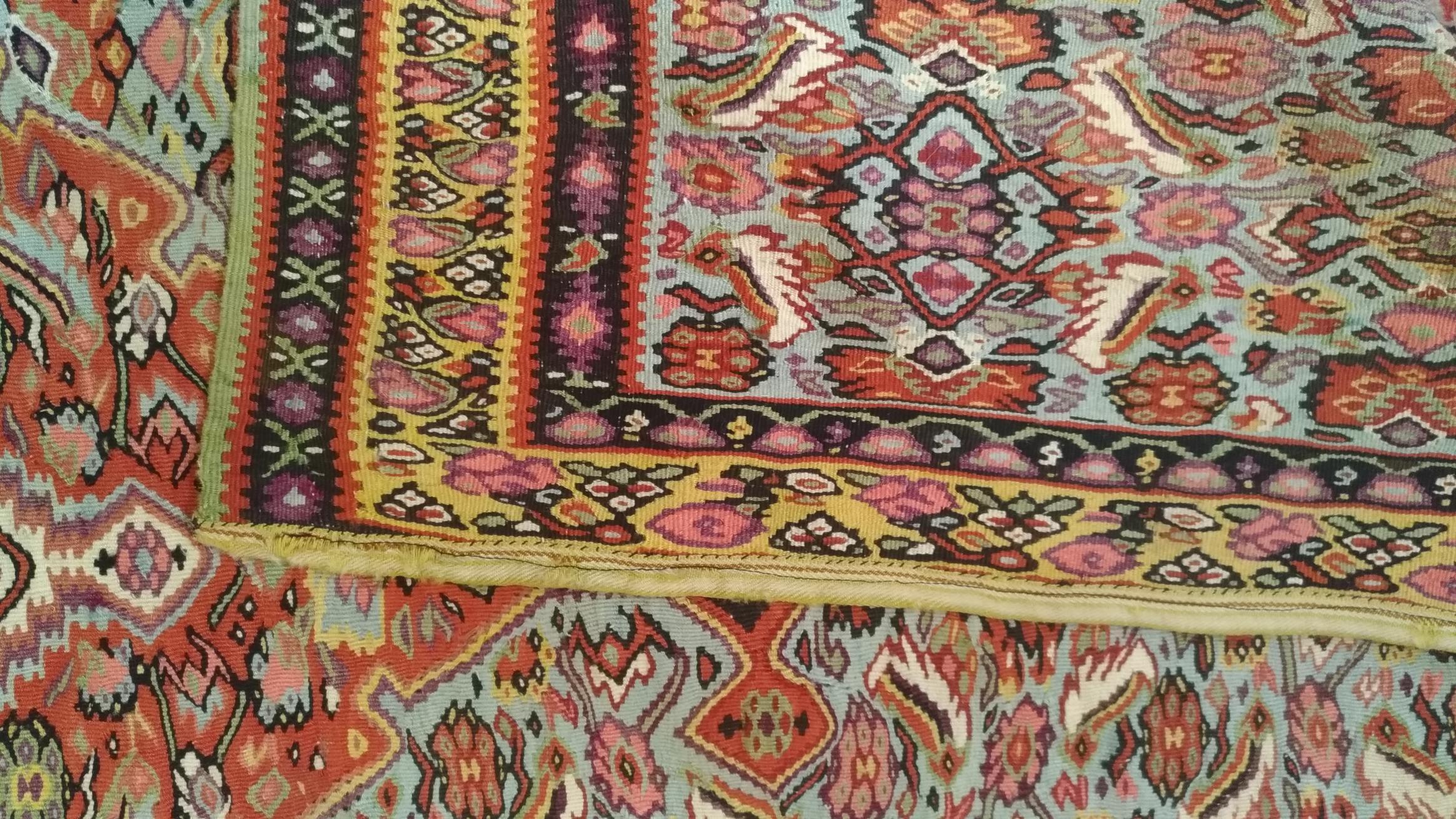 Late 19th Century 1033 - Very Nice Old Kilim Senneh For Sale