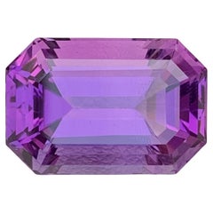10,35 Quilates Amatista Natural Suelta Forma Esmeralda Gema Para Joyería