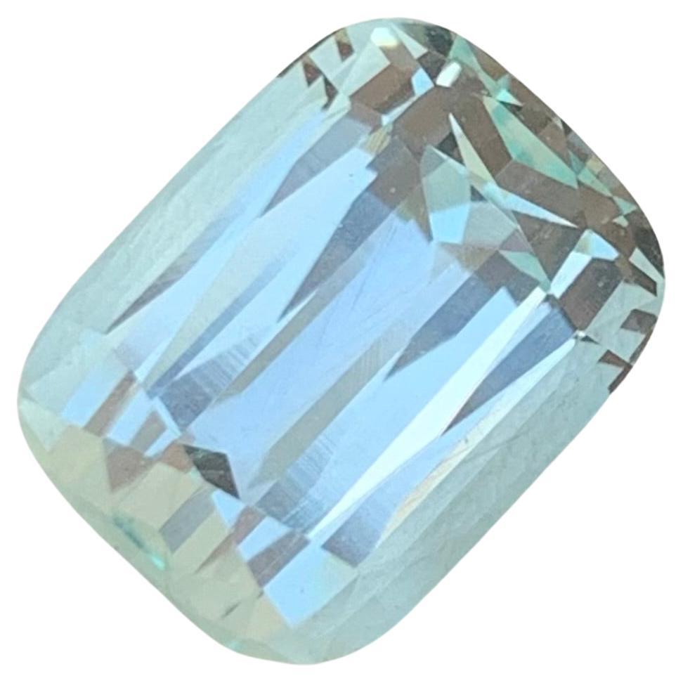 10.35 Carat Natural Loose Aquamarine Long Cushion Shape Gem For Necklace