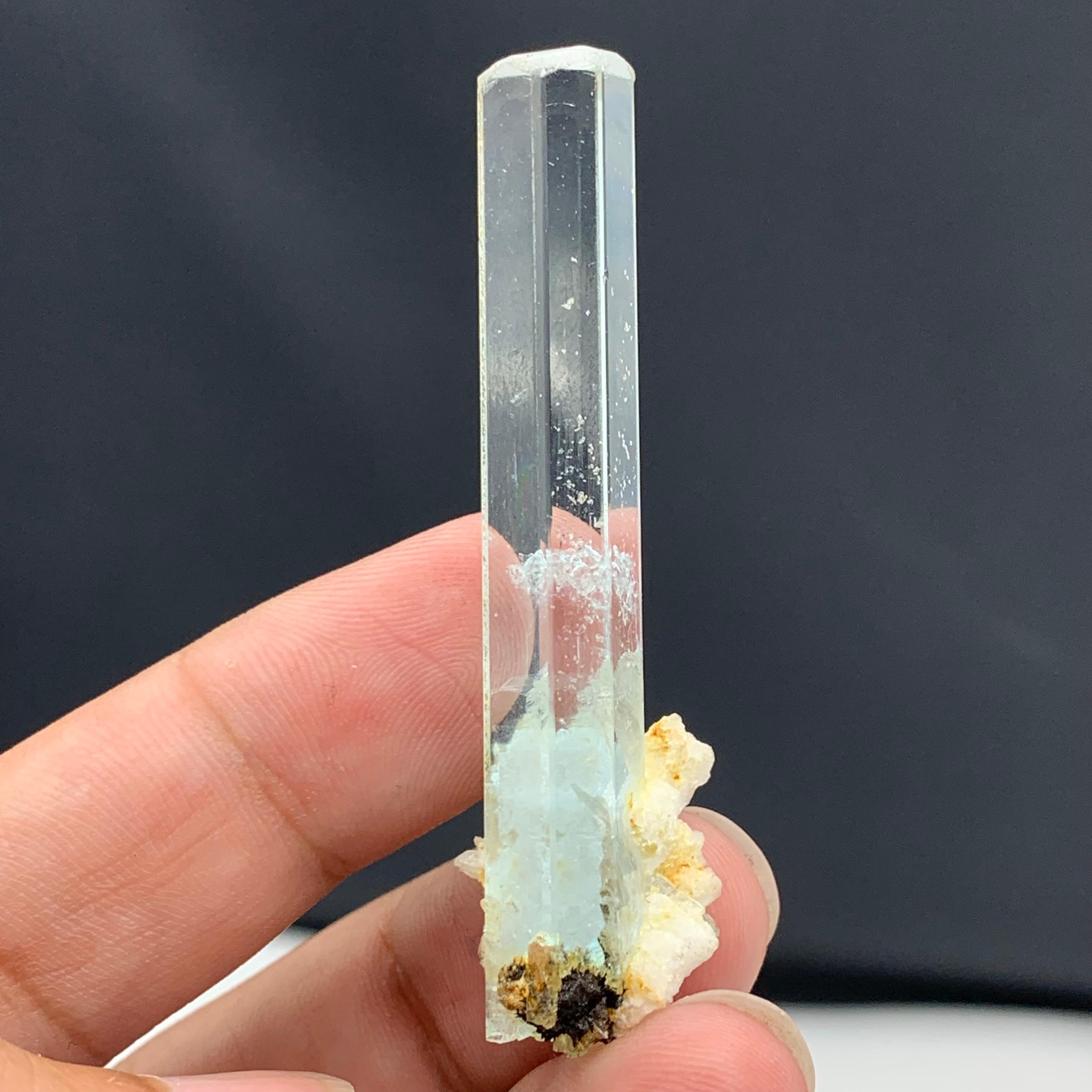 18th Century and Earlier 10.36 Gram Incredible Aquamarine Specimen From Skardu, Pakistan  For Sale