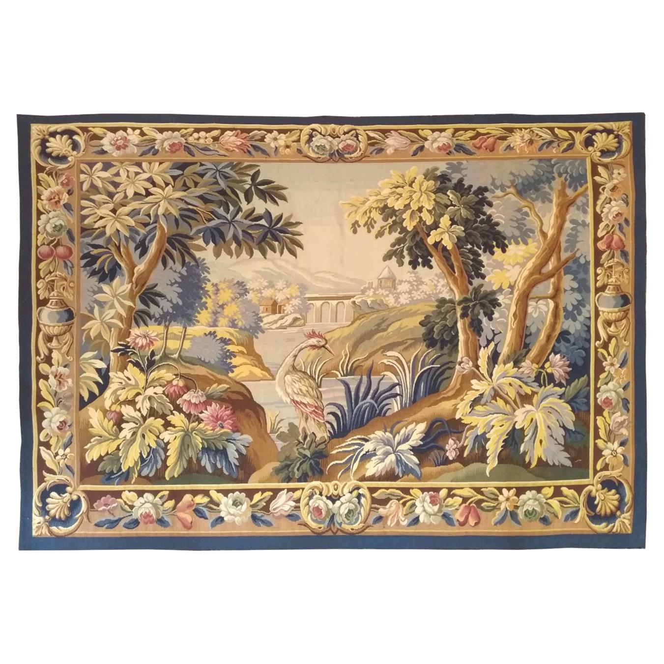 1037 - Aubusson 19th Century Tapestry