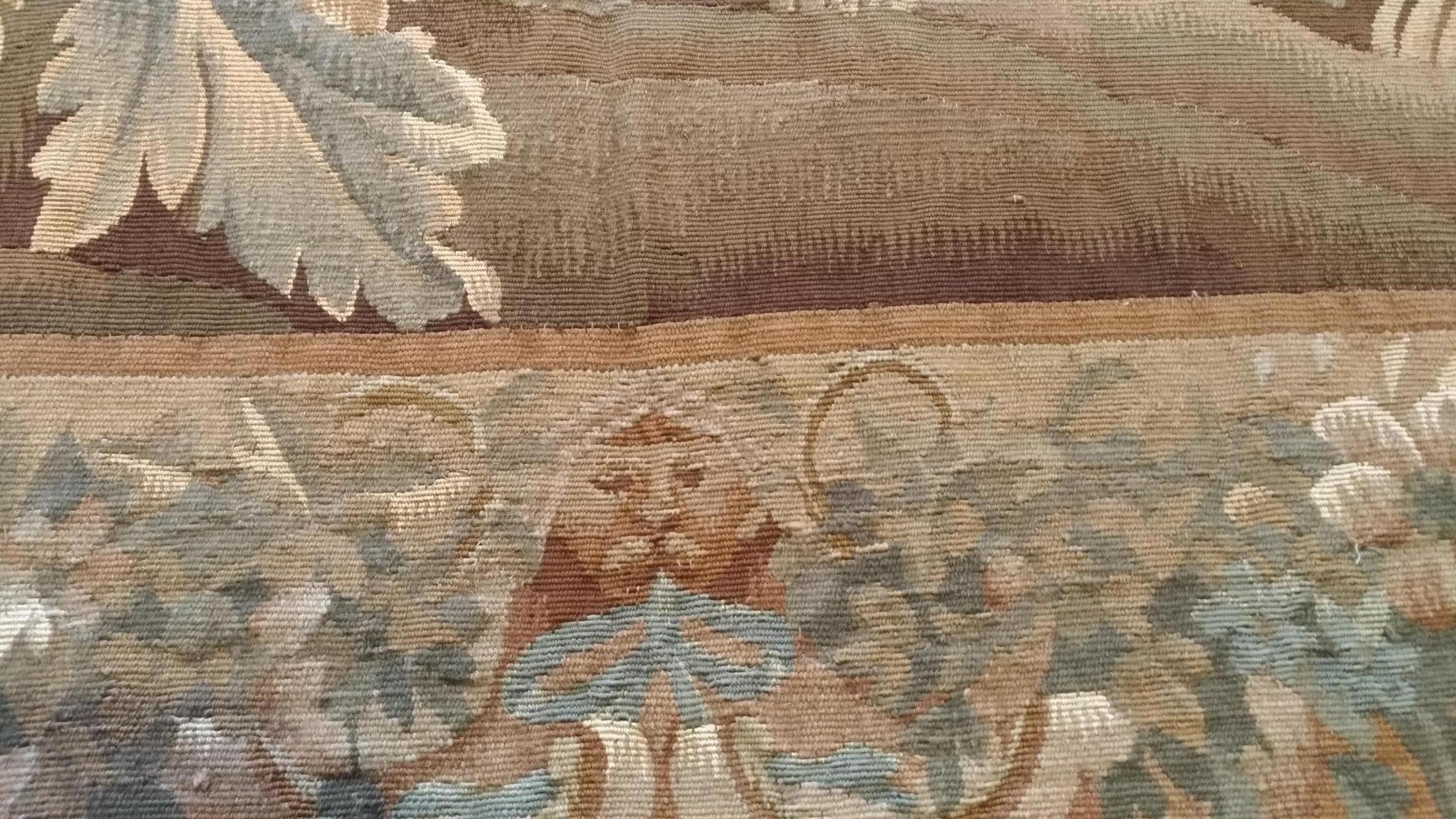 1039 - Beautiful French Aubusson Tapestry from the End of the 19th Century In Excellent Condition In Paris, FR