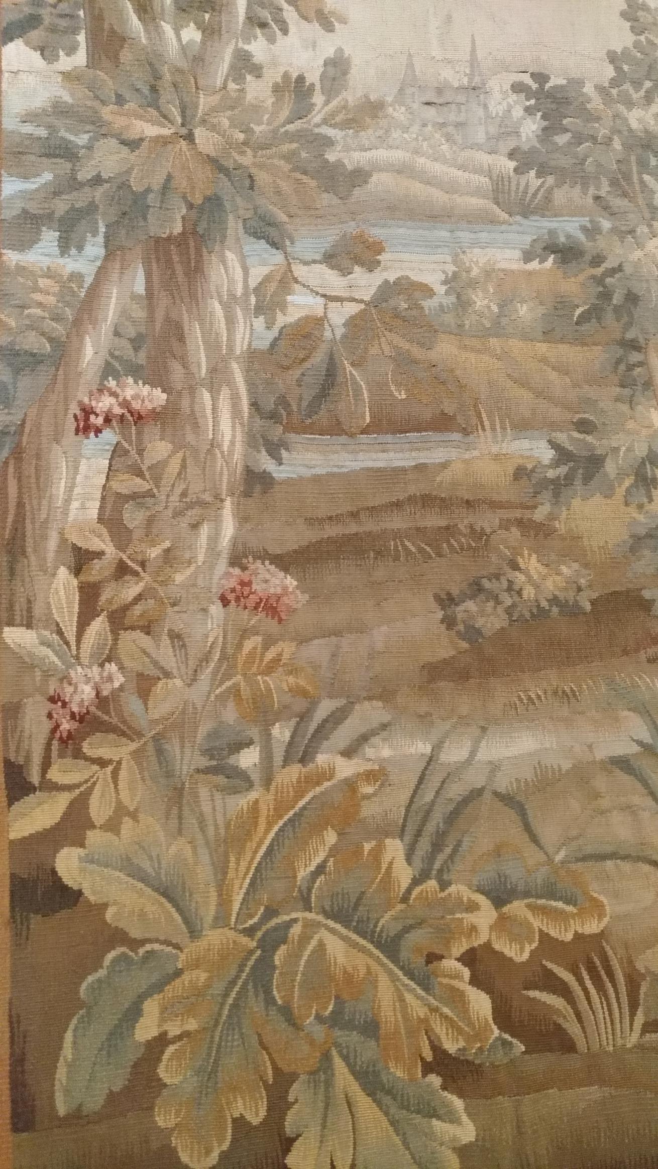 1039 - Beautiful French Aubusson Tapestry from the End of the 19th Century 1