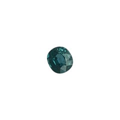 Saphir 1,03 carat à couleur changeante rare, bleu vert, taille ovale non traitée, certifié IGI