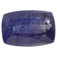 1.03ct Cushion Violetish Blue Sapphire GIA Certified Pakistan / Kashmir Unheated