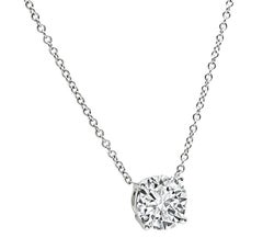 1.03ct Diamond Solitaire Pendant Necklace