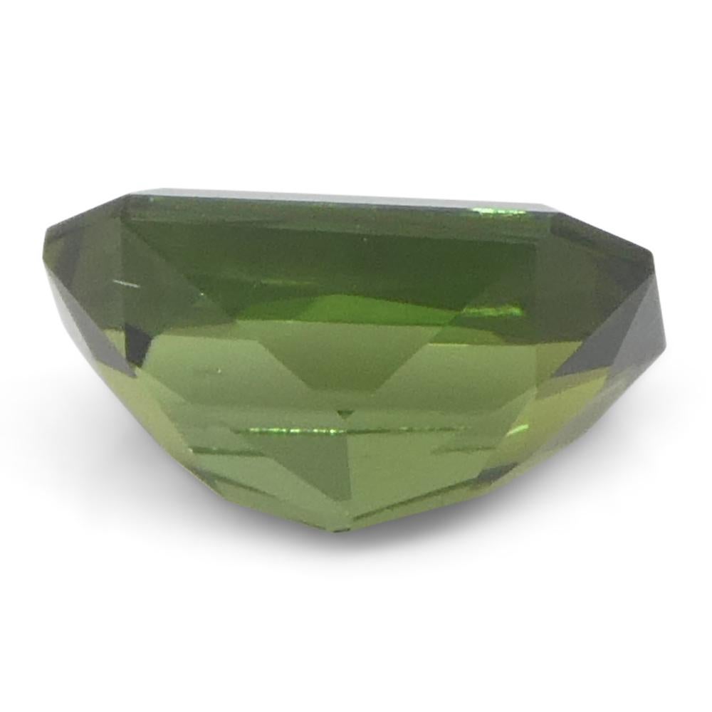 1.03ct Octagonal/Rectangle Green Tourmaline For Sale 5