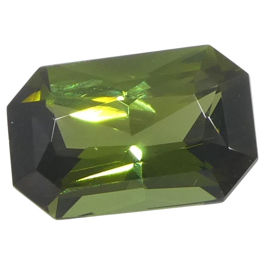 Turmalina verde octogonal/rectangular 1,03ct