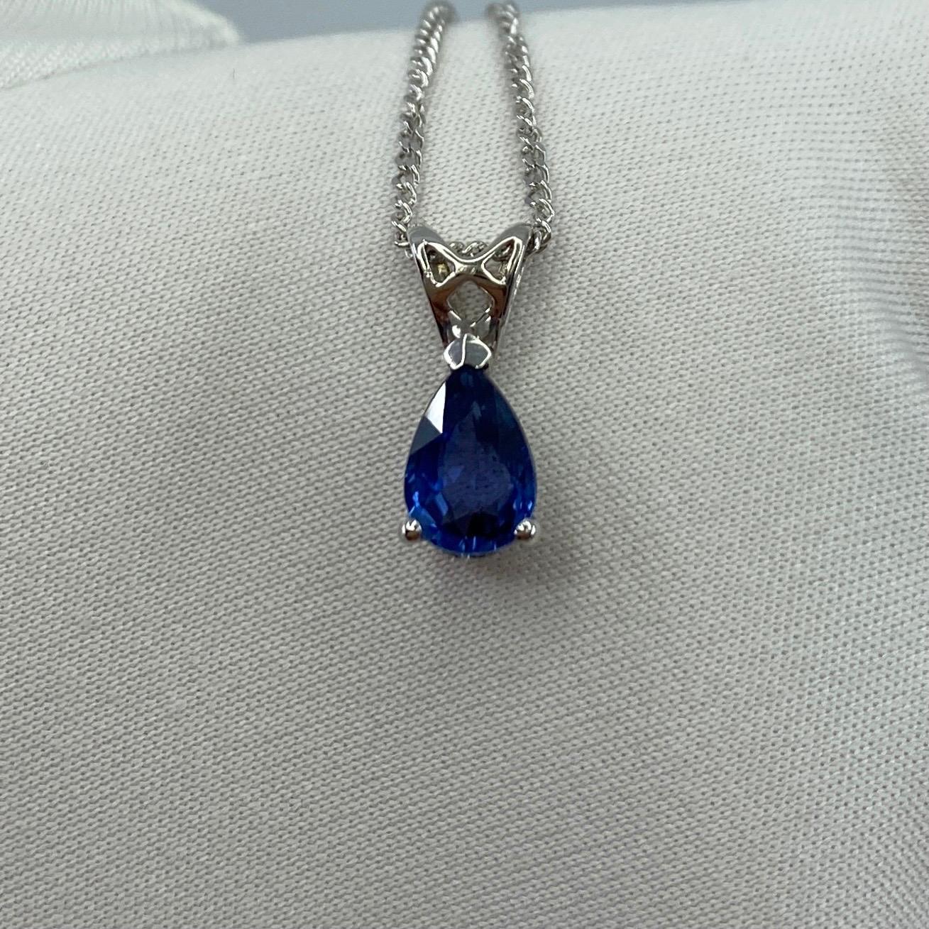 ceylon sapphire pendant necklace