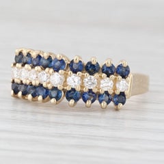 Sapphire Cluster Rings