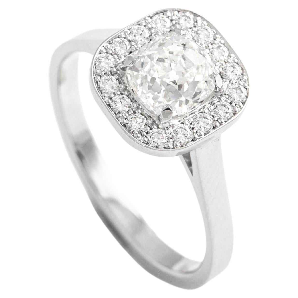 1,04 Karat Diamant Solitär Ring im Angebot