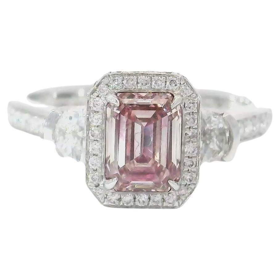 Diamante de 1,04 quilates Fancy Brownish Pink VS2 Clarity